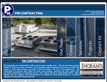 Tablet Screenshot of pmcontractinginc.com